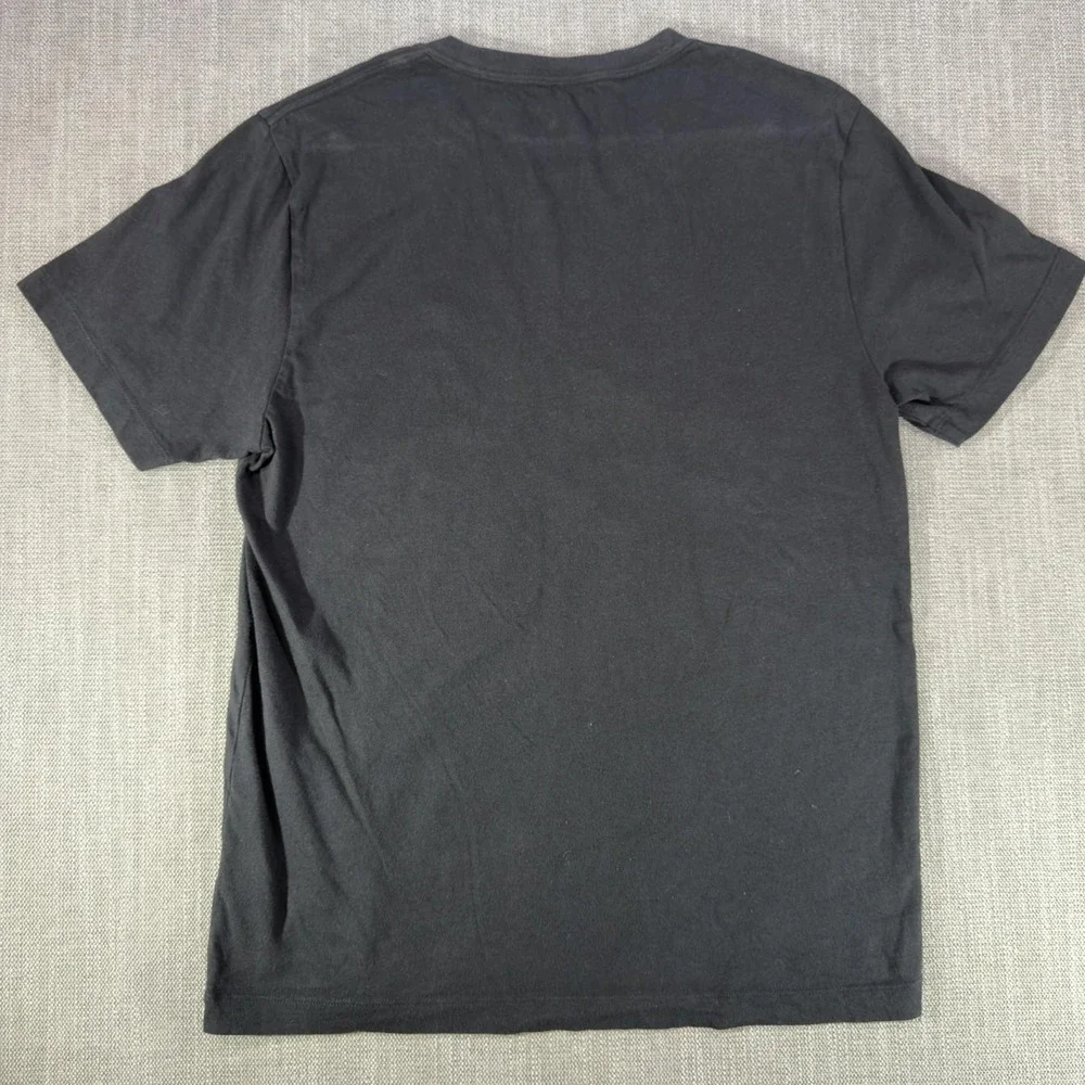 True Religion Jeans Shirt Mens Medium Black World Tour 02 Buddha Graphic Tee